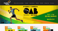 Desktop Screenshot of incentivoesporte.com.br
